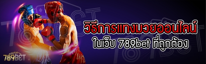 วิธีการแทงมวยออนไลน์ ในเว็บ 789bet ที่ถูกต้อง